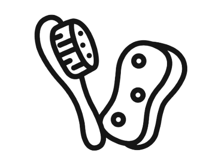 ابزار شستشوی صورت و بدن