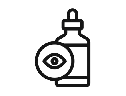 سرم دور چشم