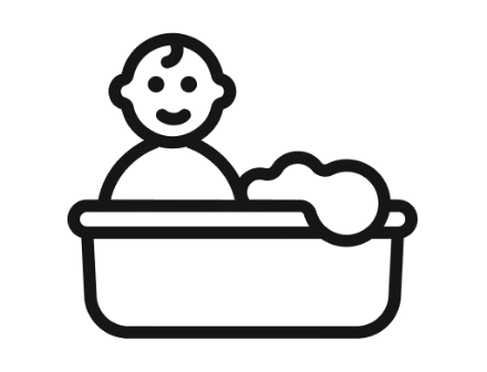 شستشوی بدن کودکان